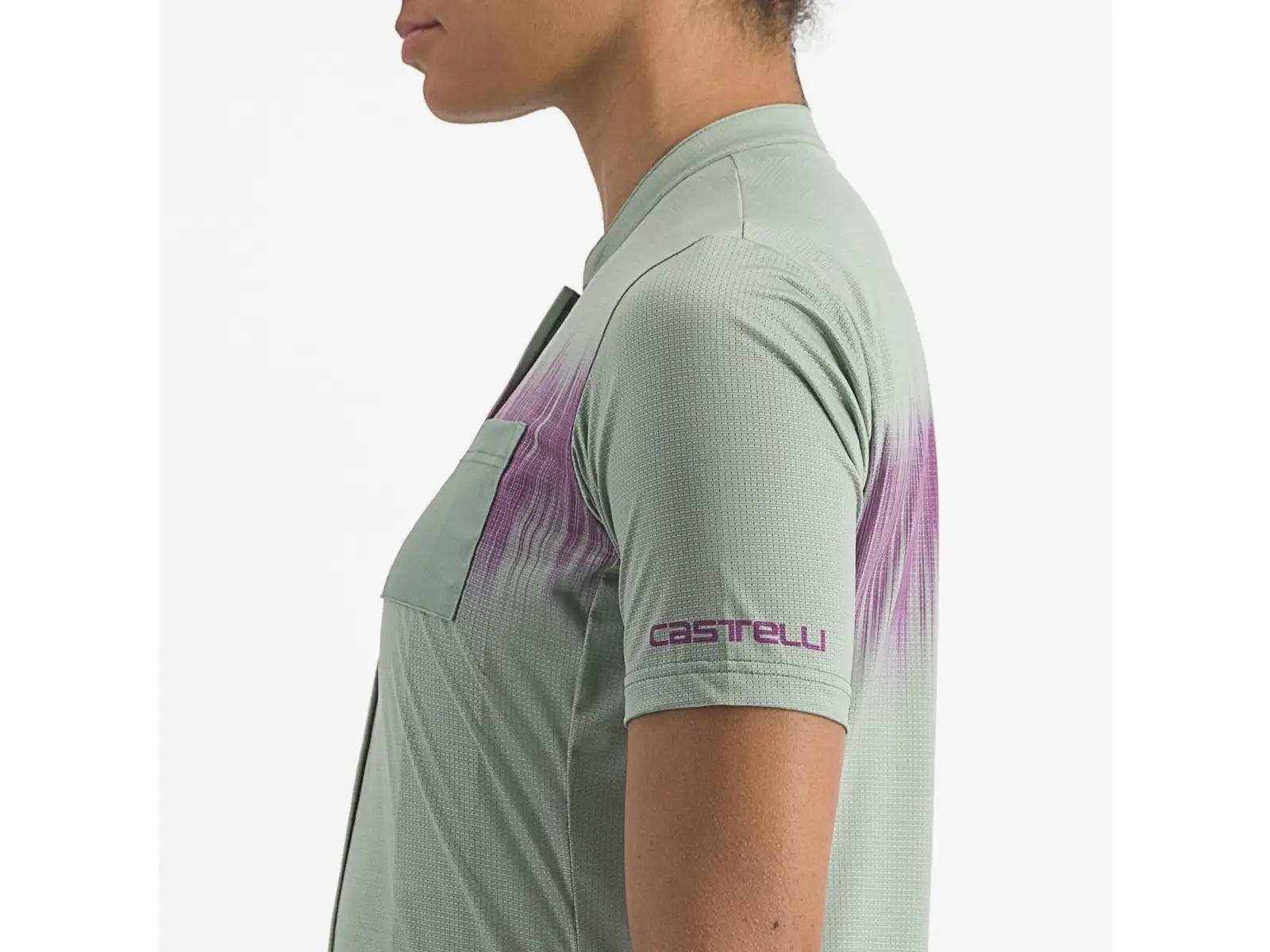 Castelli Unlimited Sentiero 2 dámsky dres krátky rukáv Defender Green