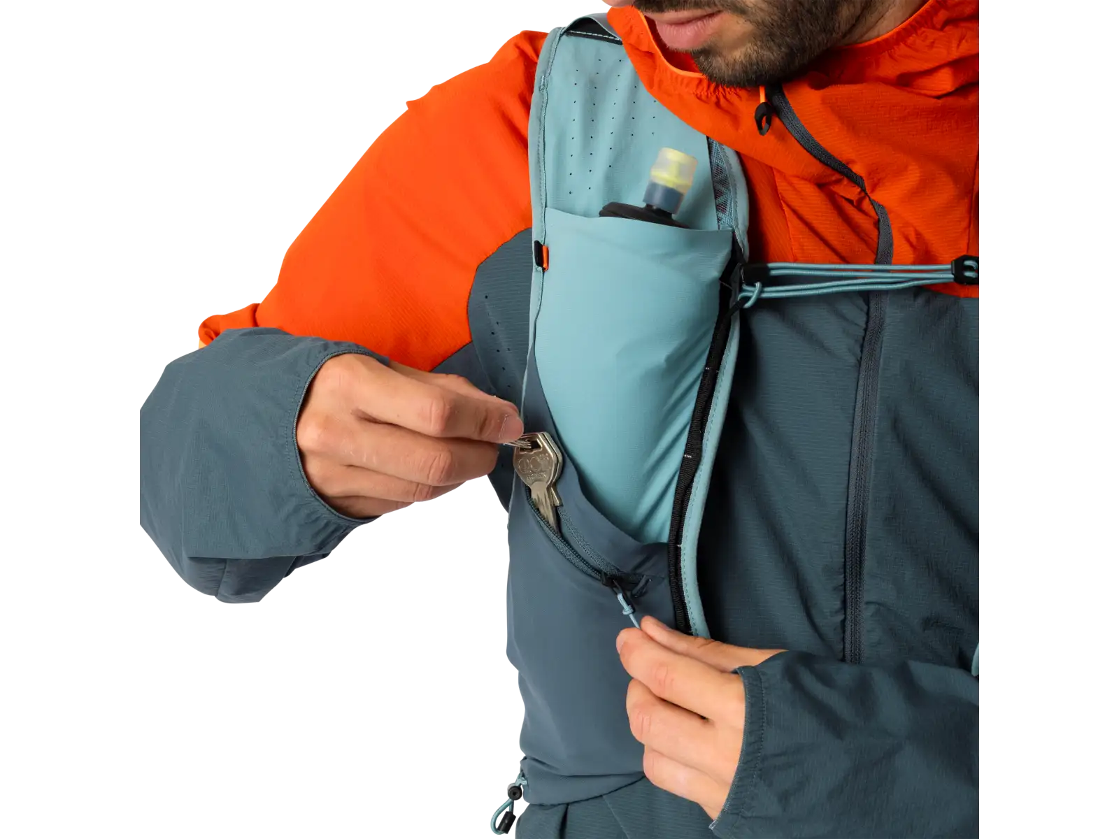 Dynafit Alpine 8 l bežecká vesta Smoke Blue/Cinder