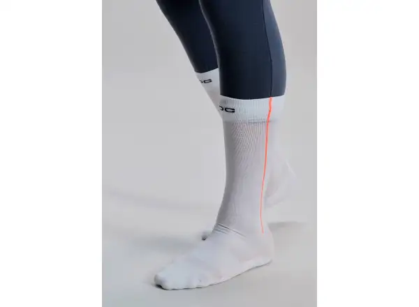 POC Race Sock Lite lyžiarske ponožky Hydrogen White