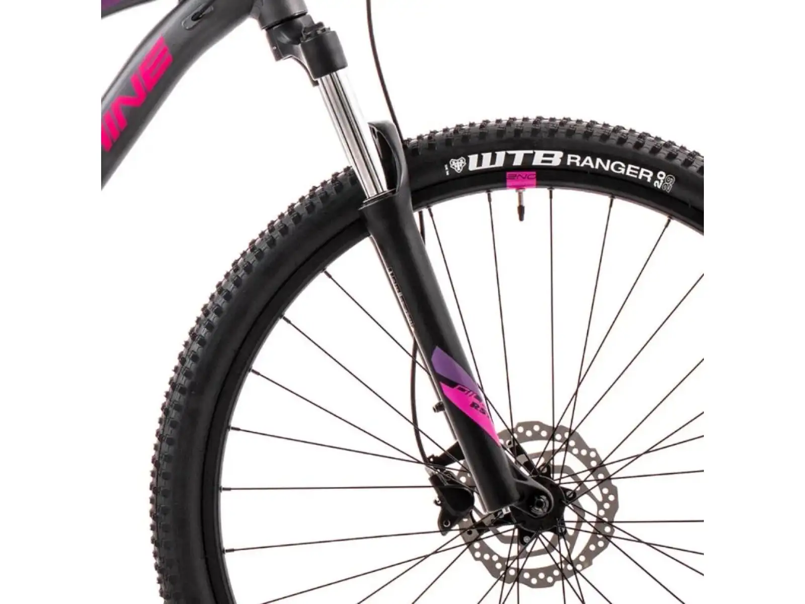 Rock Machine Catherine 10-29 mat anthracite grey/pink/violet horský bicykel