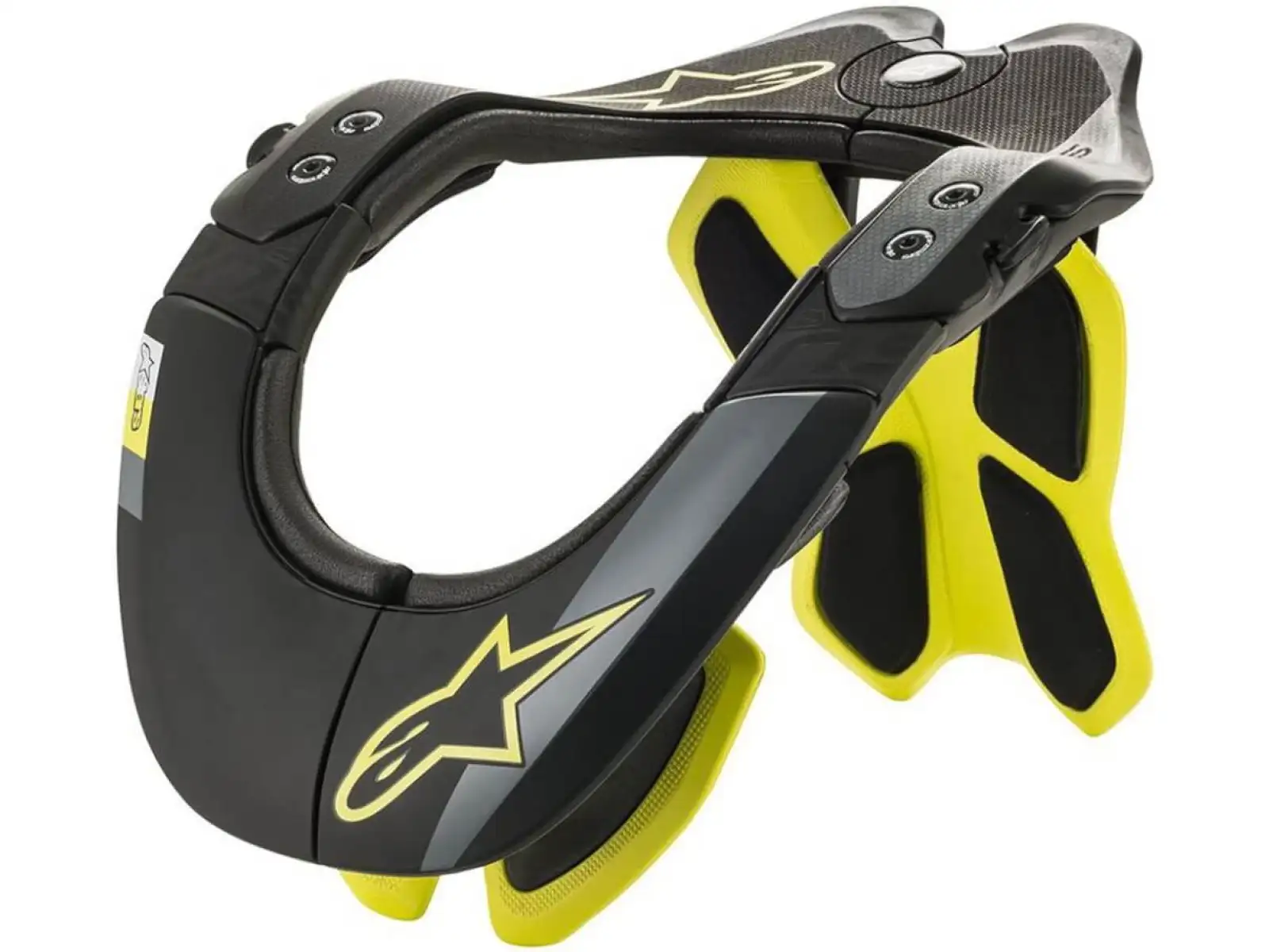 Alpinestars BNS Tech-2 Chránič krčnej chrbtice Black/Yellow Fluo