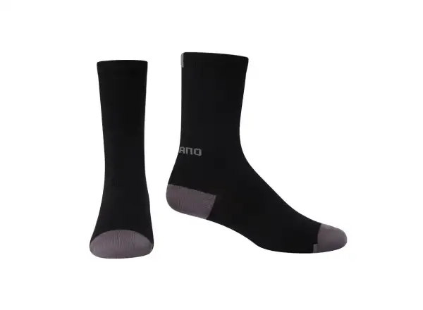 SHIMANO PERFORMANCE WOOL ponožky, černá, 41-44
