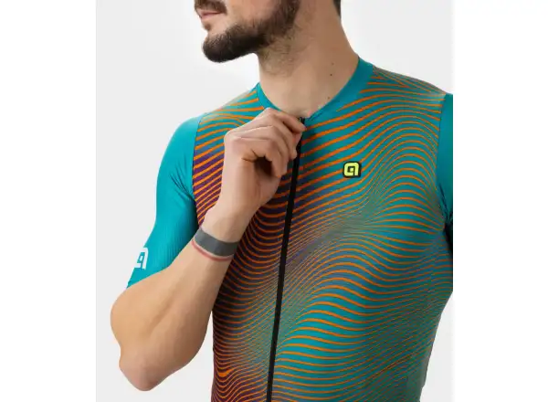 Alé PR-E Onda pánsky dres krátky rukáv Emerald Green