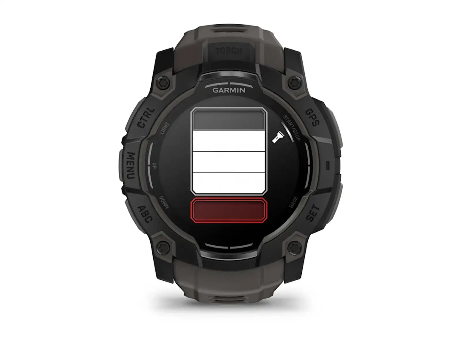 Garmin Instinct 3 Amoled 50 mm smart hodinky Black/Charcoal remienok
