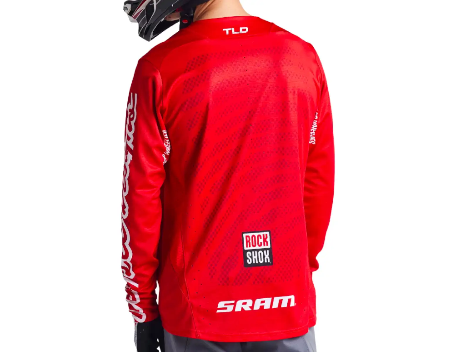 Troy Lee Designs Sprint Sram Shifted pánsky dres dlhý rukáv Fiery Red