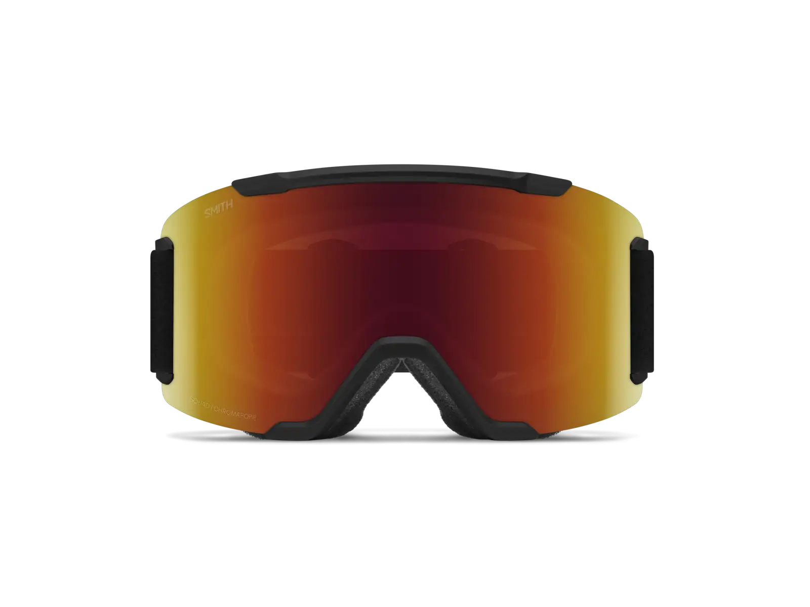 Smith Squad lyžiarske okuliare Black / ChromaPop Sun Red Mirror (2 sklá)