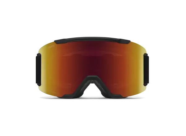Smith Squad lyžiarske okuliare Black / ChromaPop Sun Red Mirror (2 sklá)