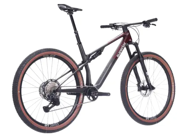 Superior XF 9.6 Team celoodpružený bicykel Gloss Carbon/Red Carbon