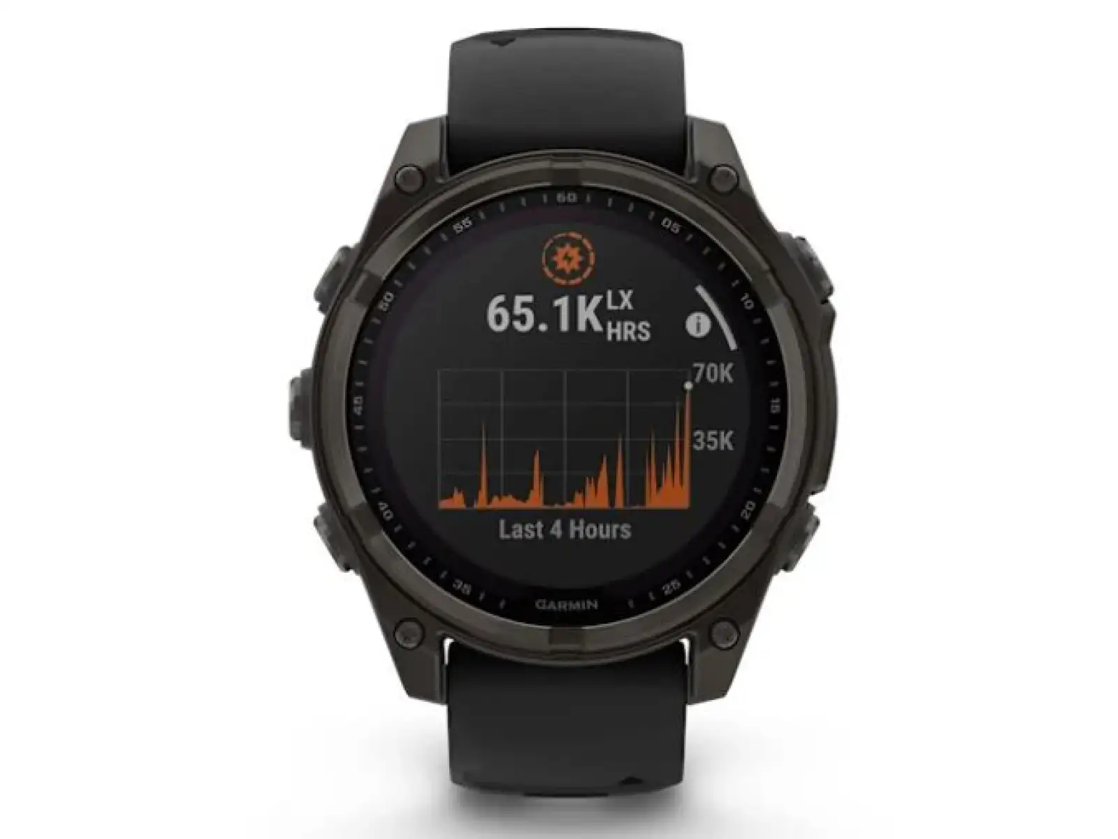 Garmin fenix 8 - 47 mm Solar Sapphire inteligentné hodinky Carbon Gray DLC Titanium Black/Gray