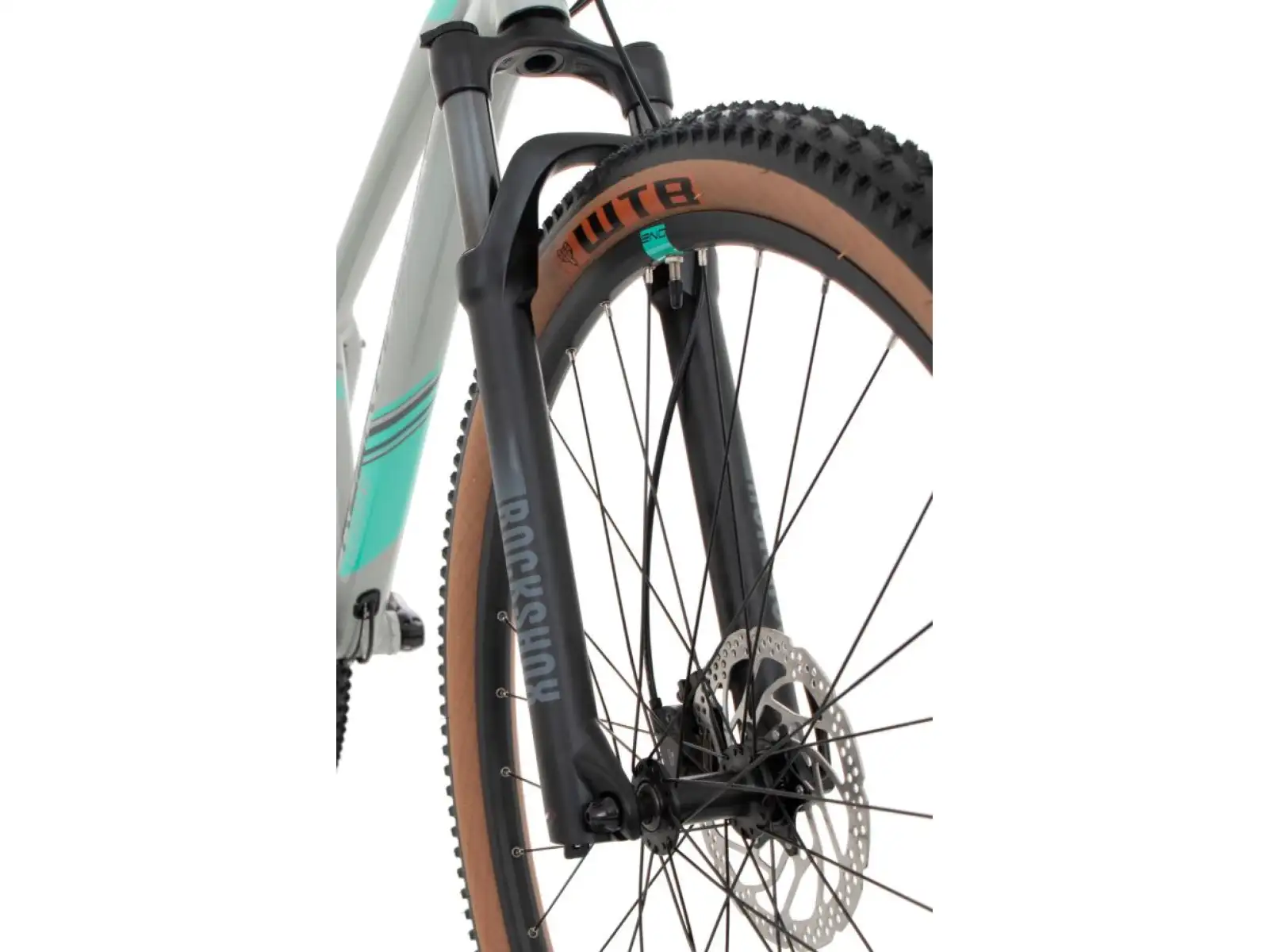 Rock Machine Catherine 60-29 gloss grey/mint green/dark grey horský bicykel