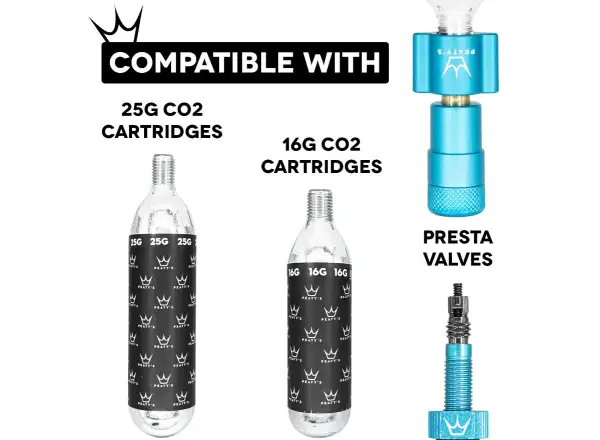 Peatys Holeshot CO2 hlavica pumpy Gold