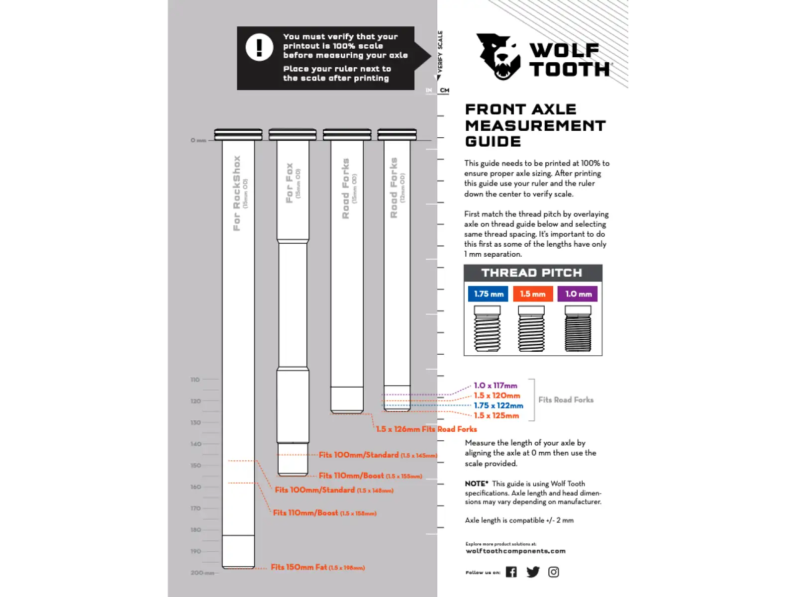 Wolf Tooth pevná os pre vidlicu RockShox 110mm Boost čierna