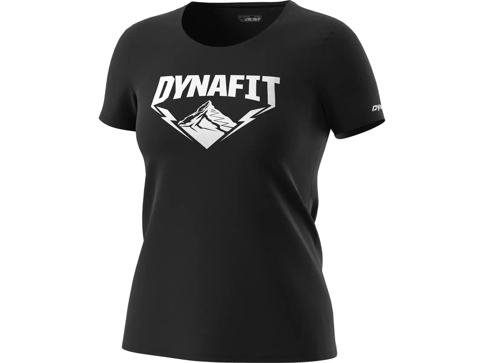 Dynafit Graphic Cotton dámske tričko krátky rukáv Black Out/Hardcore