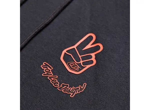 Troy Lee Designs Peace Out pánska mikina Carbon/Black