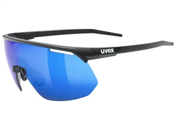 Uvex Pace One okuliare Black Matt/Mirror Blue