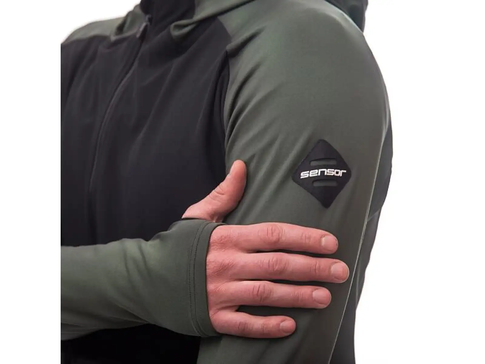Sensor Coolmax Thermo pánska bunda Olive Green/čierna