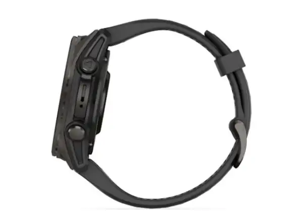 Garmin fenix 8 - 43 mm AMOLED Sapphire inteligentné hodinky Carbon titanium Black/Pebble grey