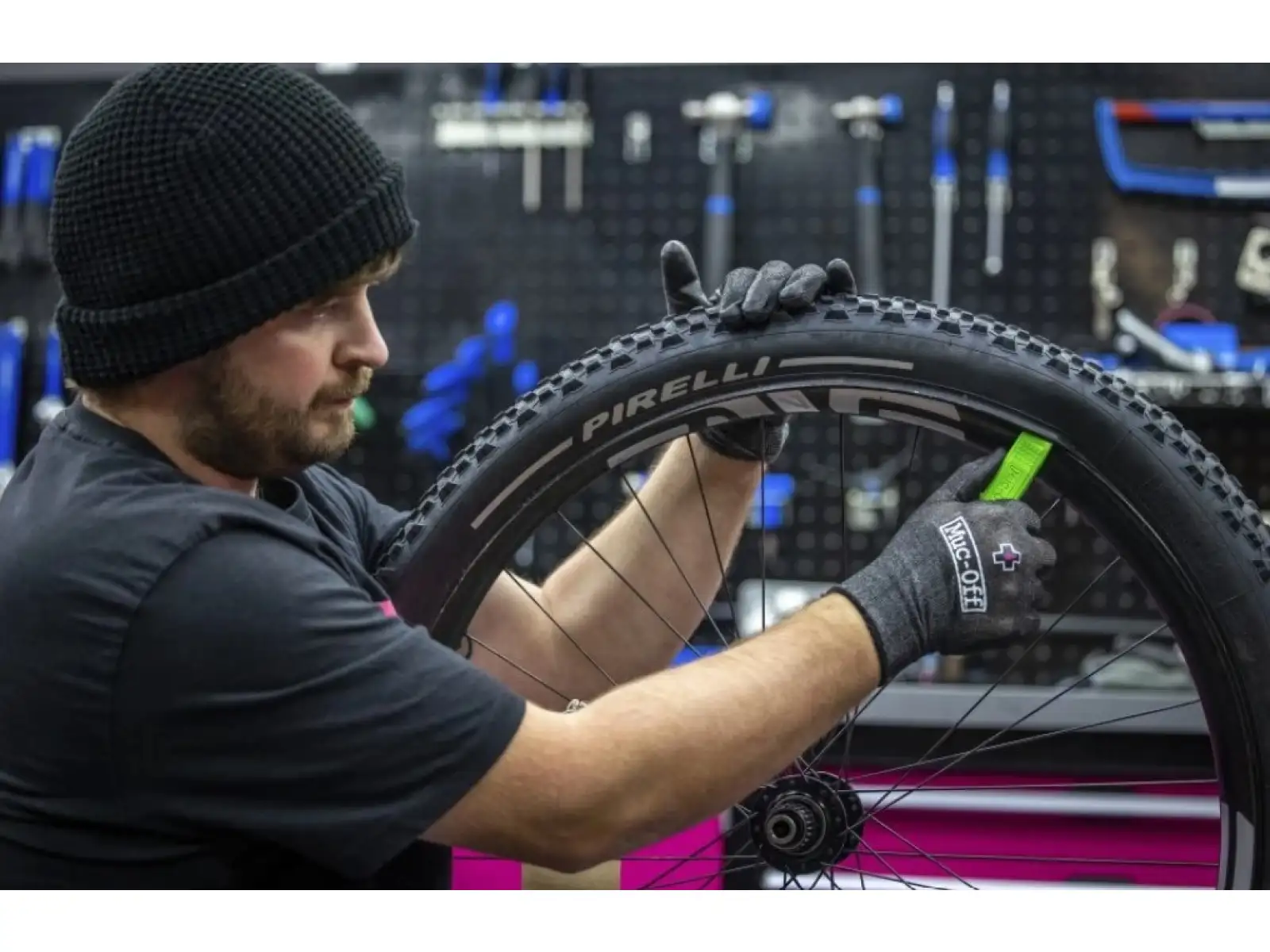 Muc-Off Rim Stix montpáky ružová