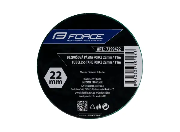 Force páska bezdušová 22 mm x 11 m zelená