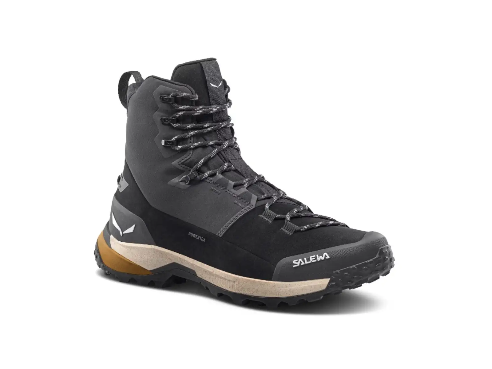 Salewa Puez Winter Mid PTX pánske topánky Black / Black