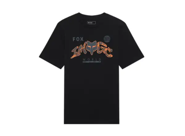 Fox Yth Image Print detské tričko krátky rukáv Ultra Black