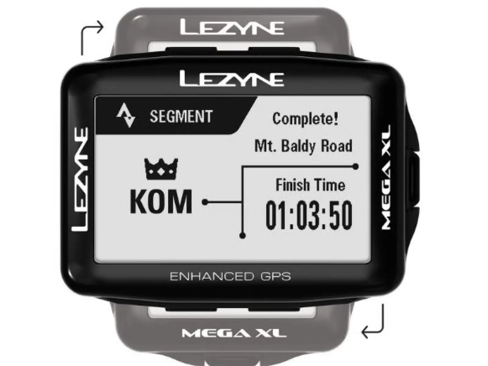 Lezyne Mega XL GPS navigácia čierna