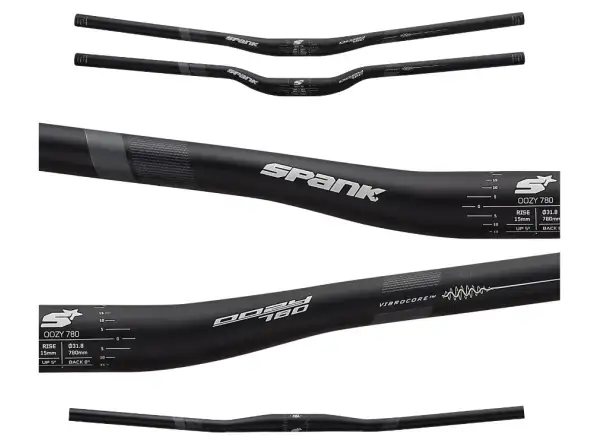 Spank OOZY Vibrocore riadidlá 780 mm 15R Black Grey