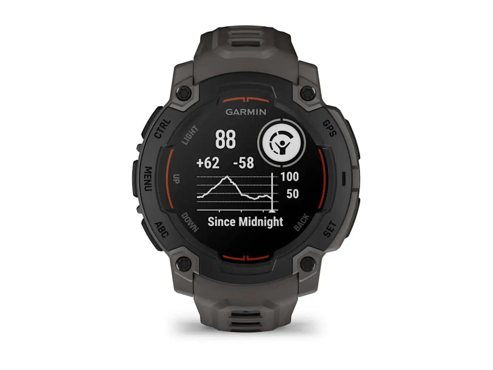 Garmin Instinct E 45 mm smart hodinky Black/Charcoal remienok