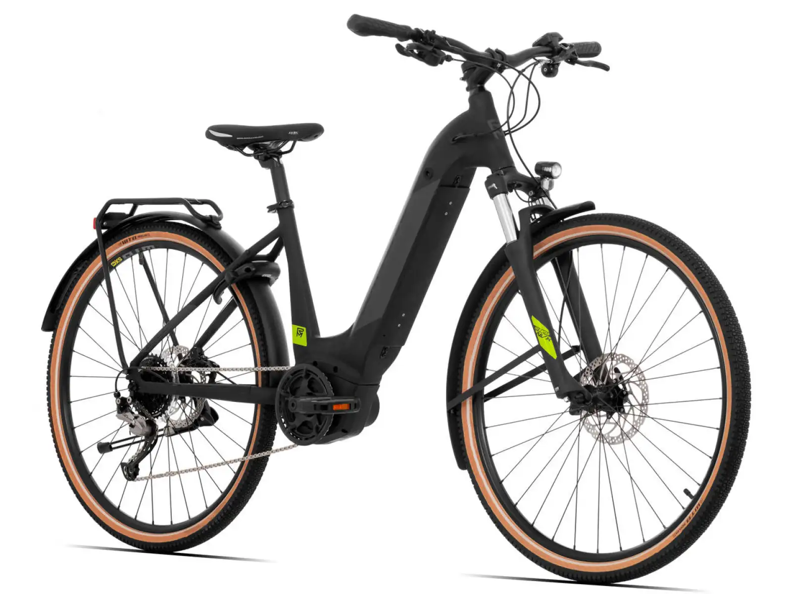 Rock Machine Crossride e500 B Touring krosový elektrobicykel Matte Black/Grey