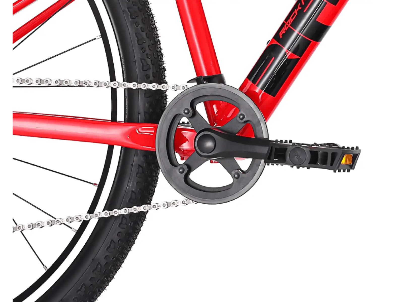 Rock Machine RIFF JR 27 detský bicykel Gloss Fire Red