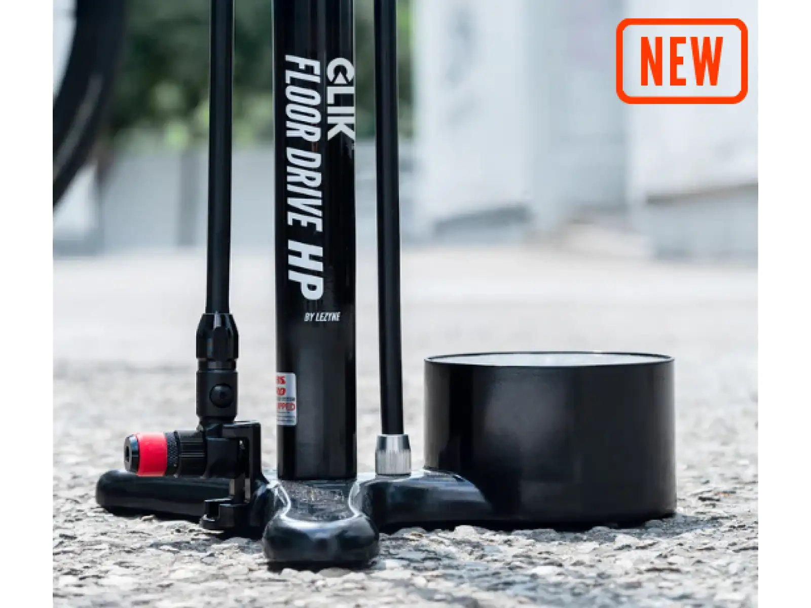 Lezyne CLIK® Floor Drive HP pumpa Black
