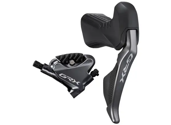 Shimano GRX Di2 ST-RX815+BR-RX810 11 sp. pravá radiaca a brdová páka a strmeň