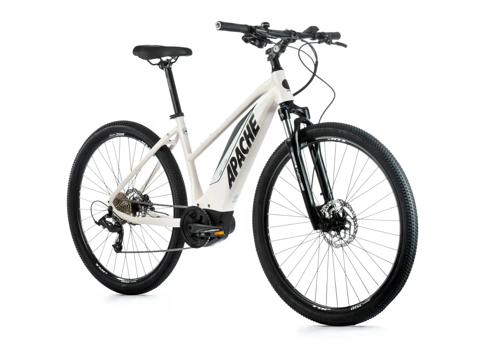 Apache Matta 3 Bosch MTB dámsky krosový elektrobicykel biela