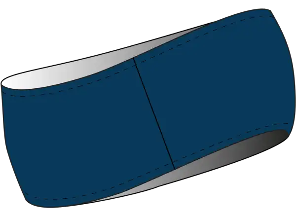 Leki 4-Season Headband čelenka True Navy Blue/White