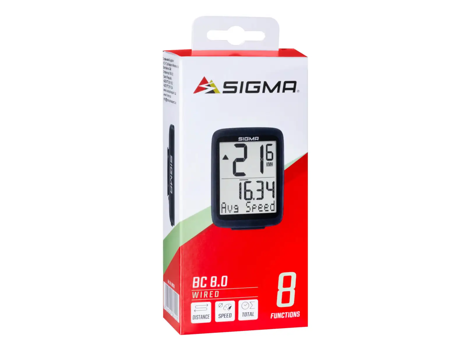 Sigma BC 8.0 počítač čierny