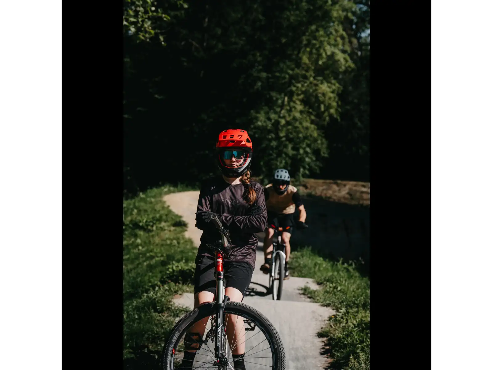 Force MTB Rules pánsky dres dlhý rukáv čierna/sivá