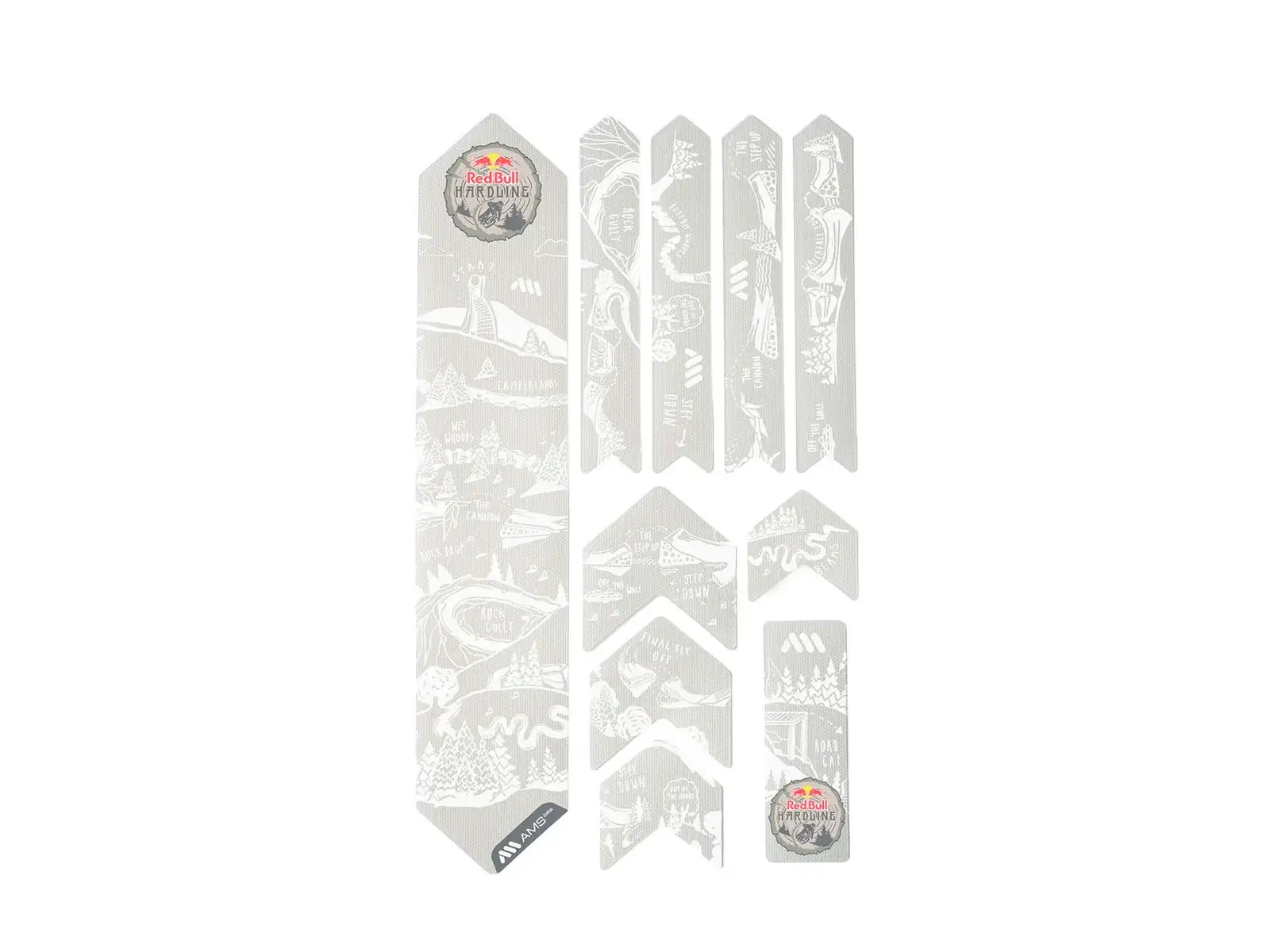 AMS Frame Guard Extra chránič rámu RedBull/Hardline/White