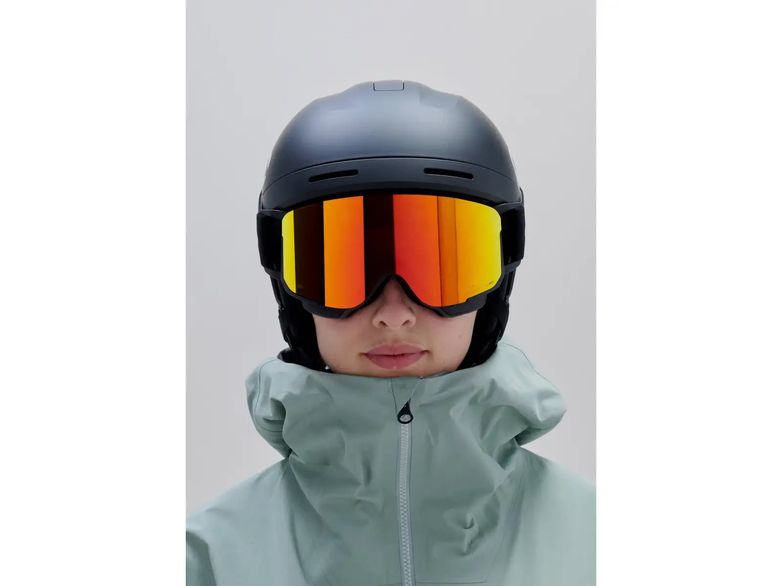 POC Nexal Mid lyžiarske okuliare Uranium Black/Partly Sunny Orange