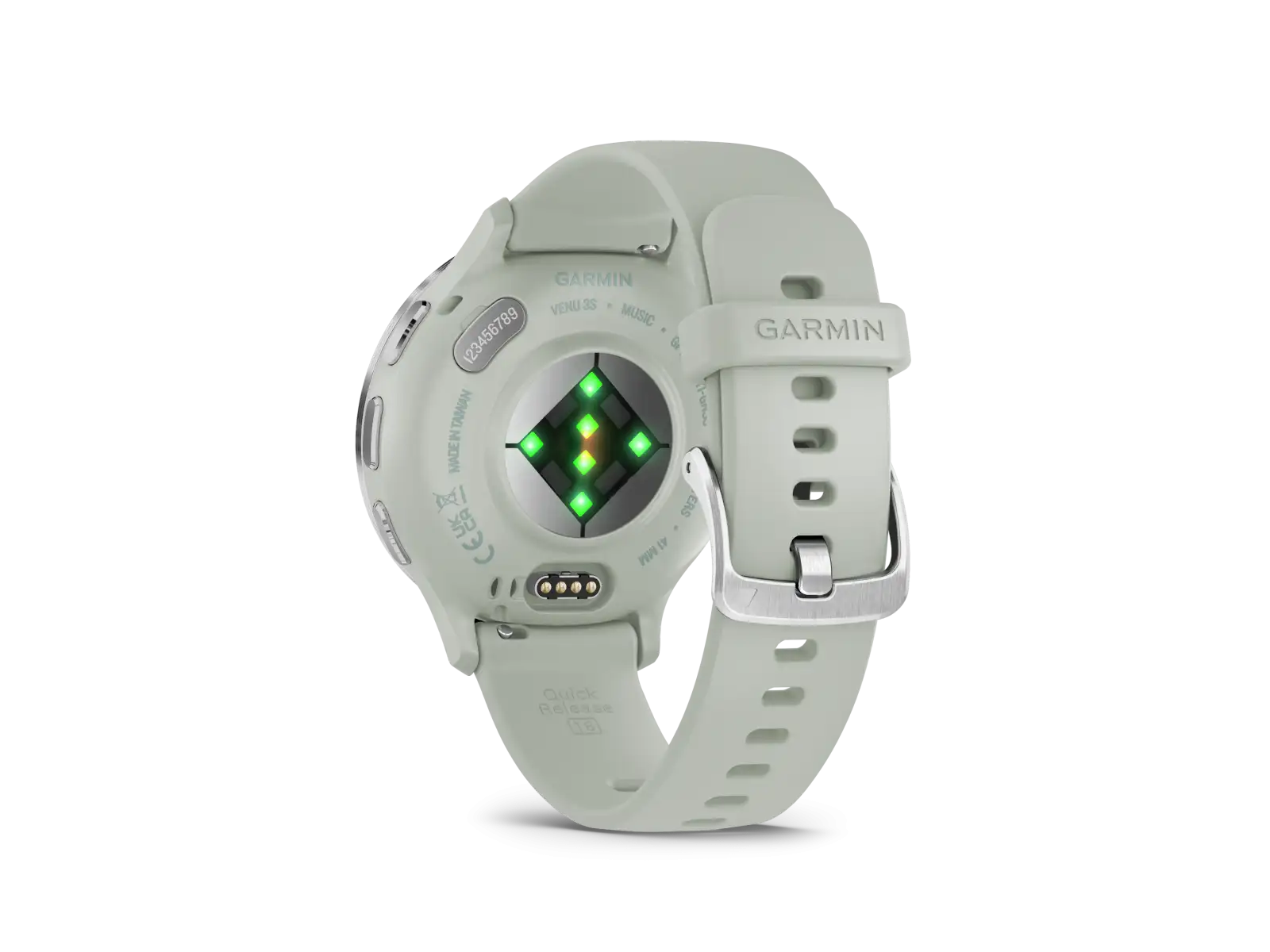 Garmin Venu 3S smart hodinky Silver/Sage Grey