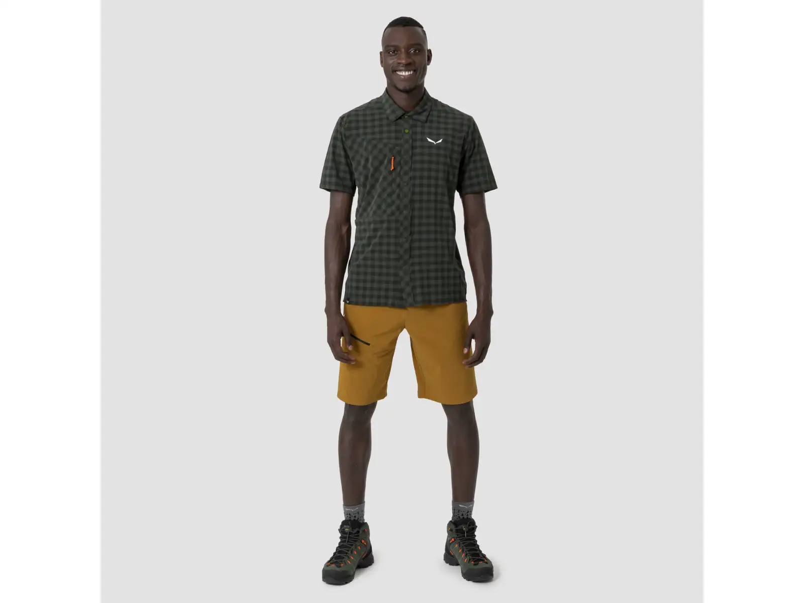 Salewa Puez Dry pánska košeľa Dark Olive