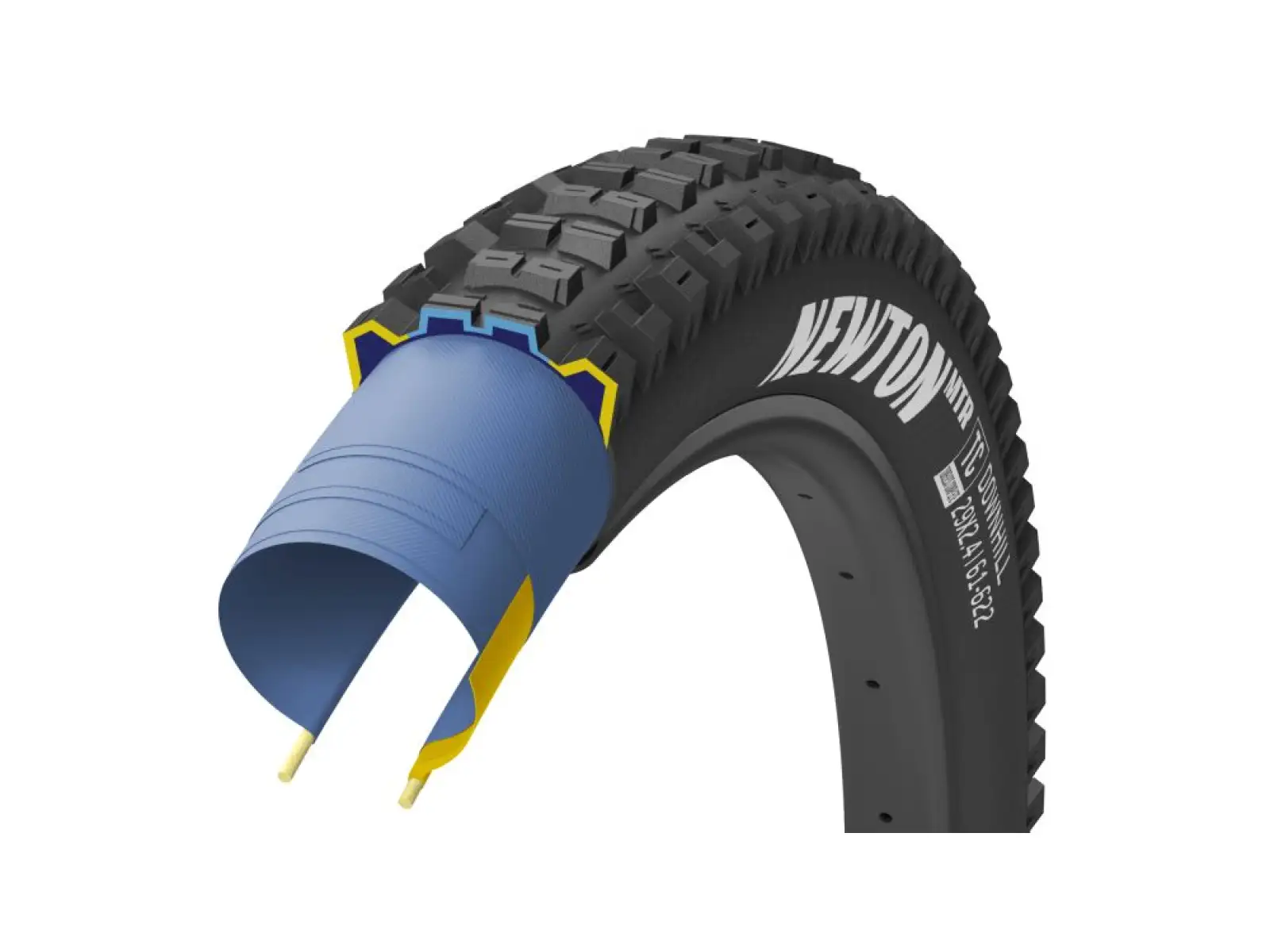 Goodyear Newton MTR Downhill Tubeless Complete 27,5x2,40" MTB plášť Kevlar