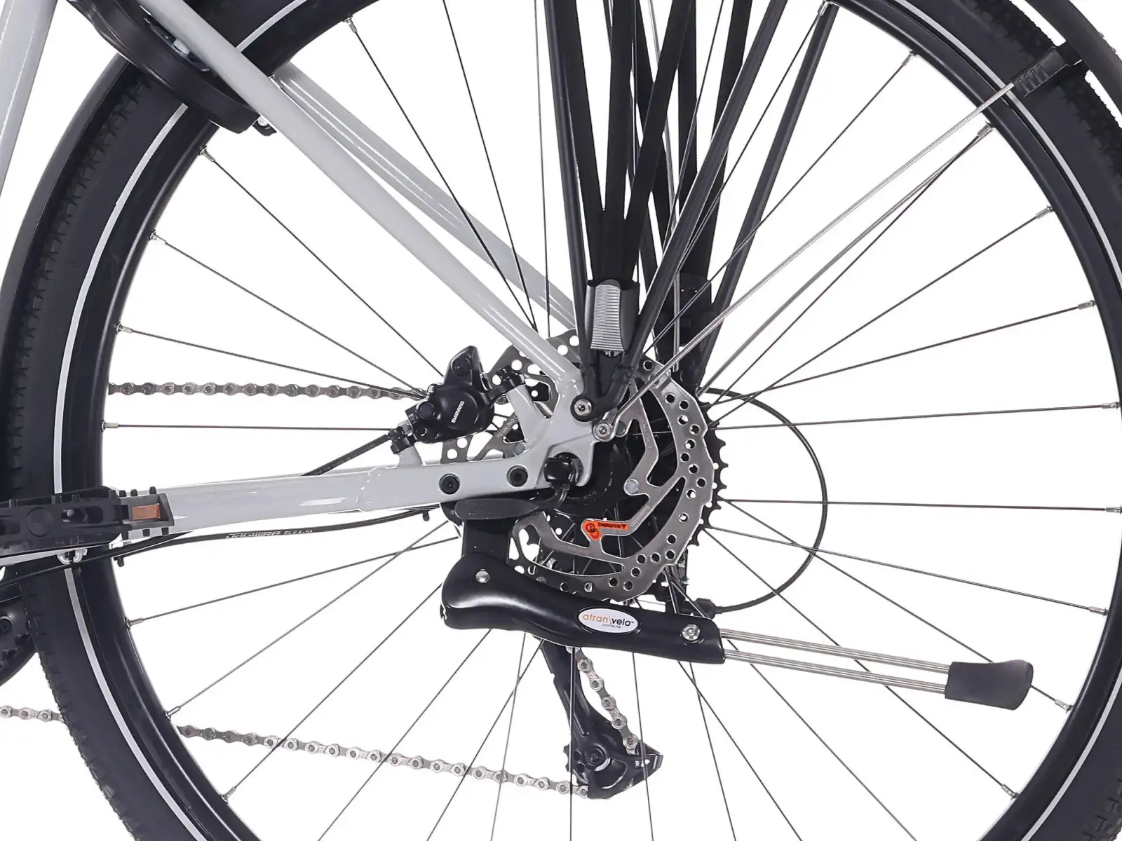 Rock Machine Rokk 40 trekingový bicykel Gloss Limerock Grey