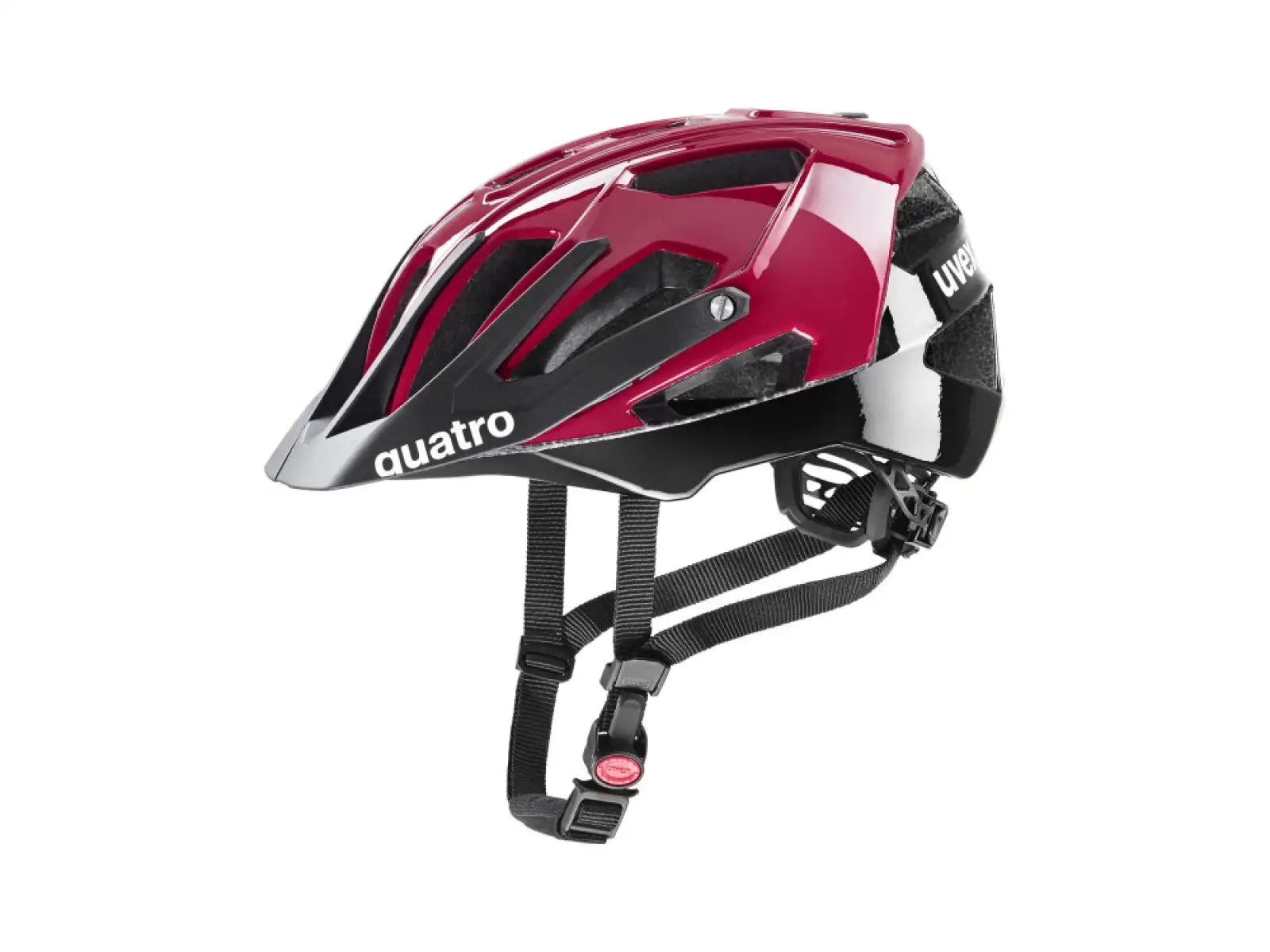 Uvex Quatro prilba Ruby Red/Black