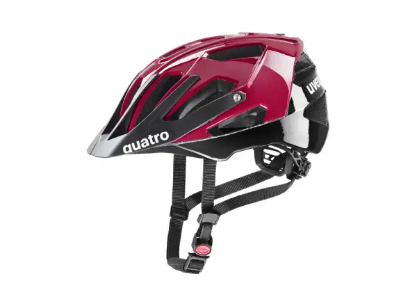 Uvex Quatro prilba Ruby Red/Black