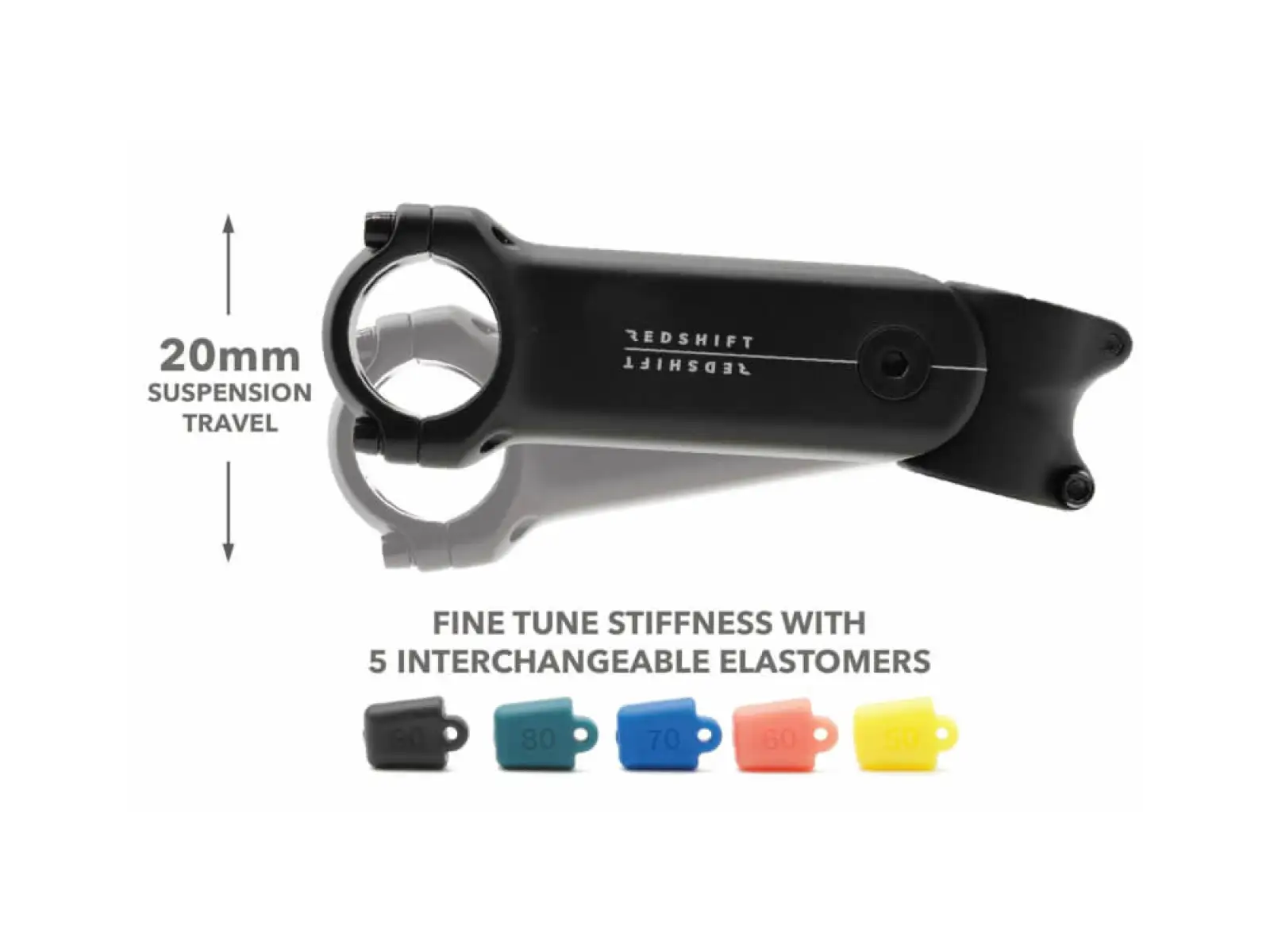 Predstavec Redshift ShockStop +/- 6° 1 1/8" 120 mm čierny