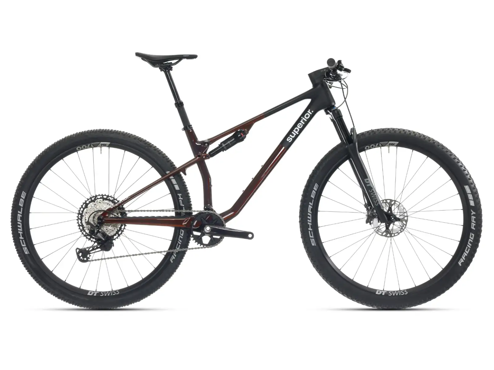 Superior XF 9.5 Team horský bicykel Gloss Red Carbon/Black