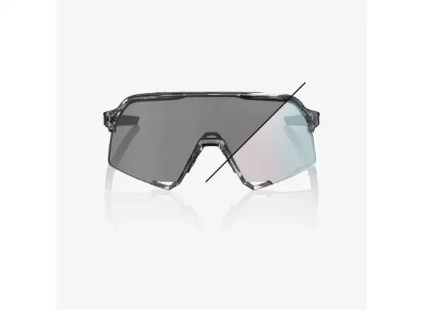 100% S3 slnečné okuliare Polished Translucent Grey/Rose Gold Mirror Photochromic