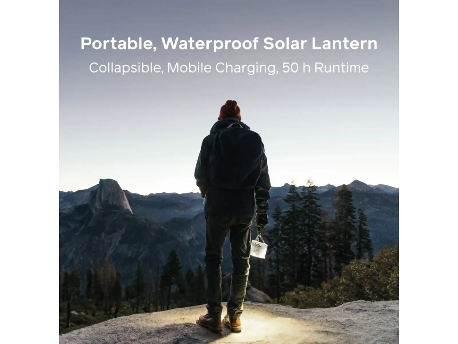 Biolite Luci Charge 150 solárna lampa Clear/Cool