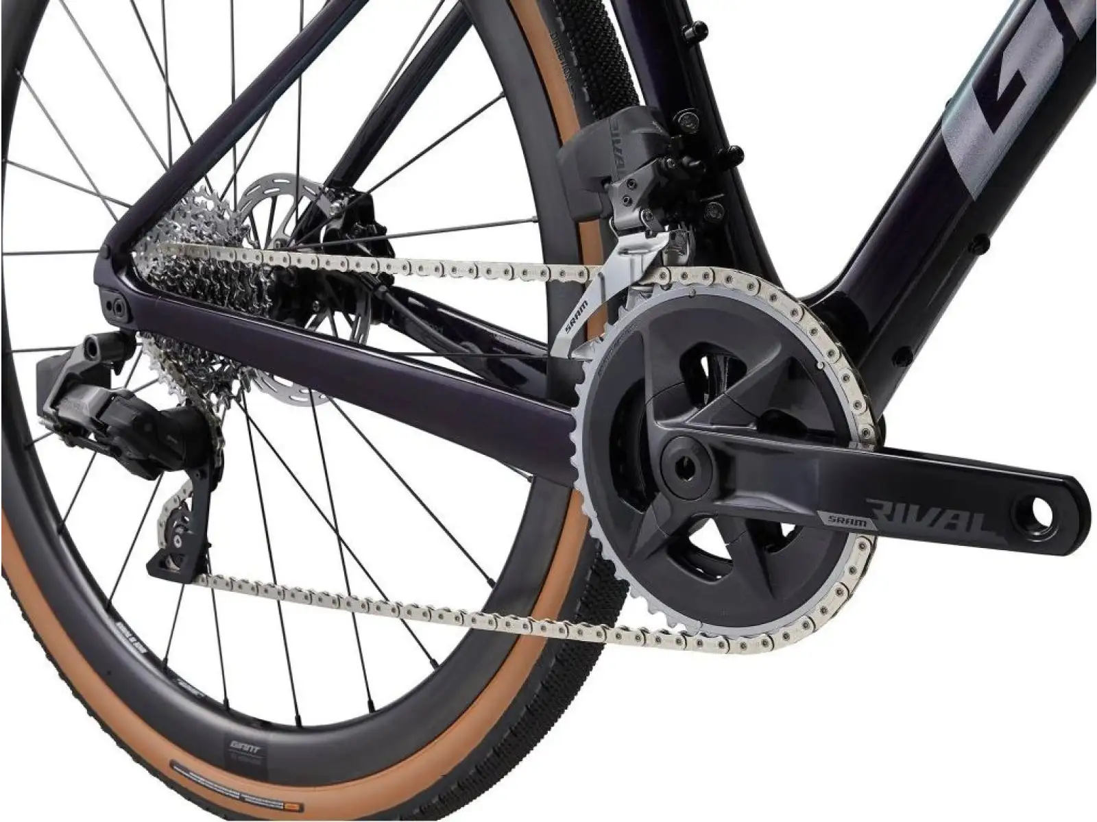 Giant Revolt Advanced Pro 1 gravel bicykel Black Currant