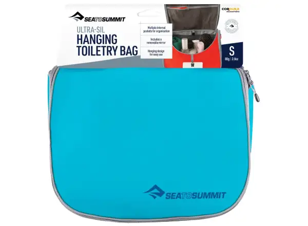 Sea to Summit Hanging Toiletry Bag Small závesná toaletná taška Atoll Blue